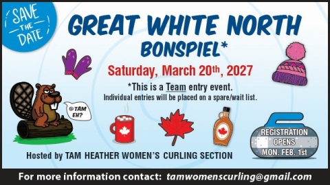 Great White North 2027 | Mar 20 | Save The Date