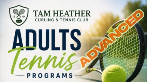 Tennis for Adults | Advanced | 8-9 pm | Starts Oct 17