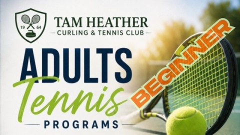 Tennis for Adults | Beginners | 6-7 pm | Starts Oct 17