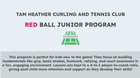 Red Ball Junior Program | Starts Oct 10